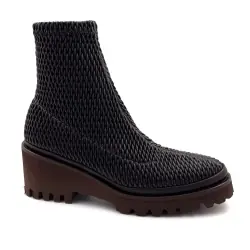 XSA 0510 Bottines Légère Cuir Stretch Marron - %shop-name% %price%