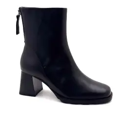 Regarde Le Ciel Cali-01 Bottines à Talons Cuir Noir %price%