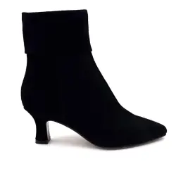 Ghete cu toc din piele întoarsă Regarde le Ciel Hadley01 negre %price%