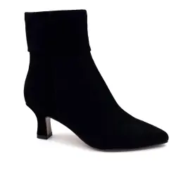 Ghete cu toc din piele întoarsă Regarde le Ciel Hadley01 negre %price%