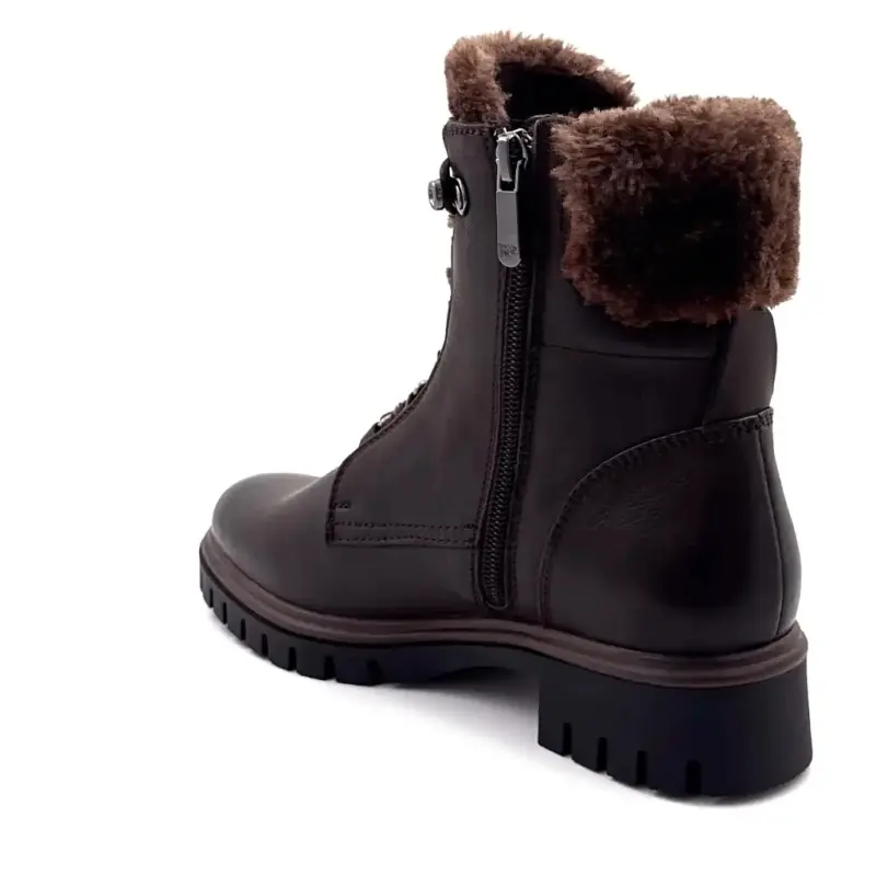 Μποτάκια Look to the Sky Justina-02 Καφέ Δερμάτινα Ivoire Chaussures