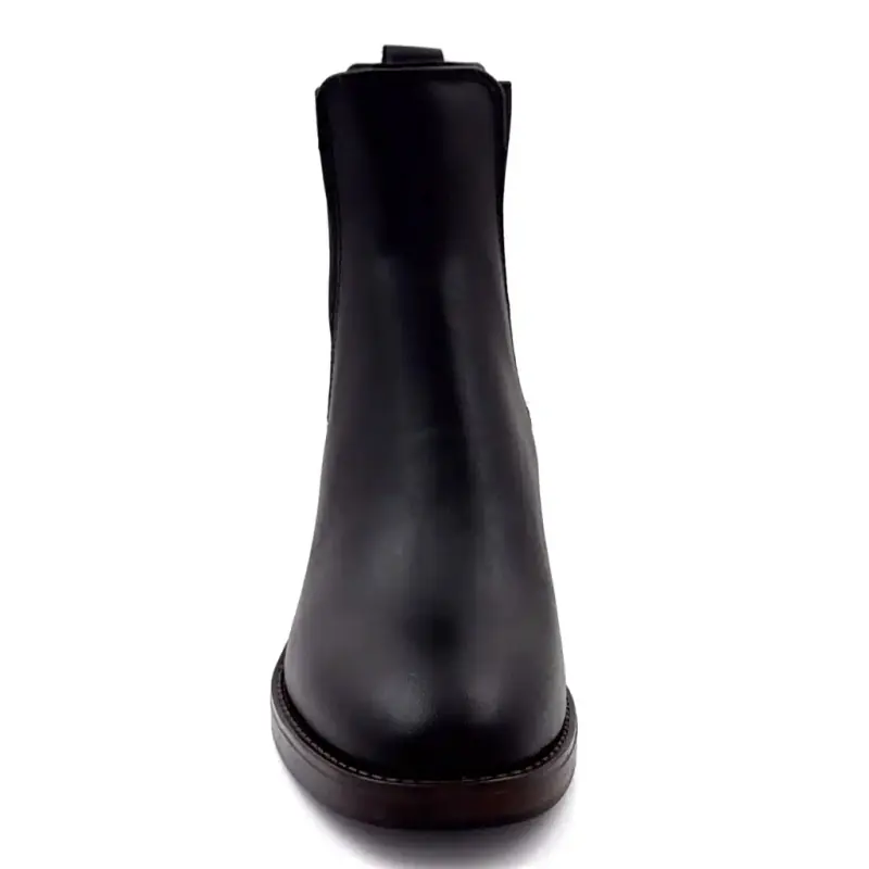 Ivoire klackstövlar 25780 Kelly svart läder Ivoire Chaussures
