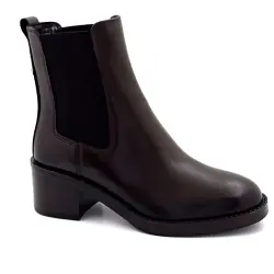 Ivoire 25780 Kelly Bottines à Talons Cuir Marron %price%