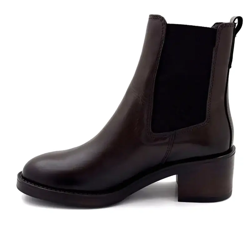 Ivoire klackstövlar 25780 Kelly brunt läder Ivoire Chaussures