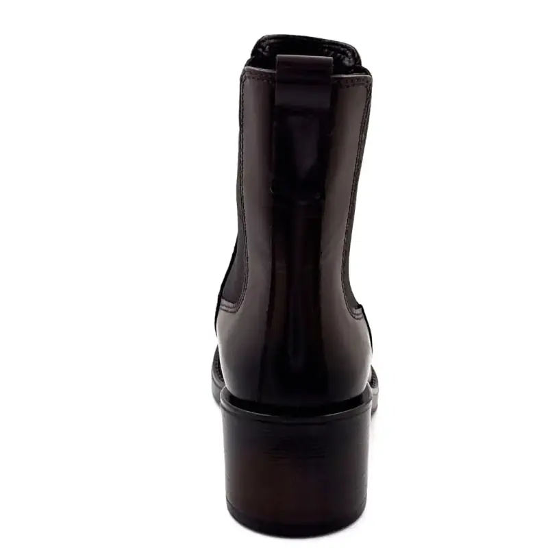 Ivoire klackstövlar 25780 Kelly brunt läder Ivoire Chaussures