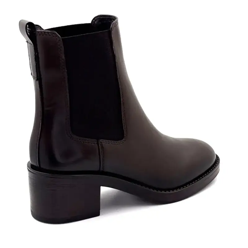 Ivoire klackstövlar 25780 Kelly brunt läder Ivoire Chaussures