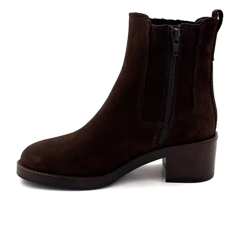 Ivoire klackstövlar 25781 Kelly Brun Mocka Ivoire Chaussures