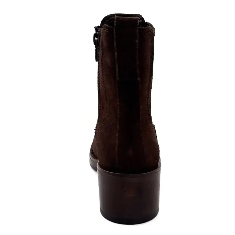 Ivoire klackstövlar 25781 Kelly Brun Mocka Ivoire Chaussures