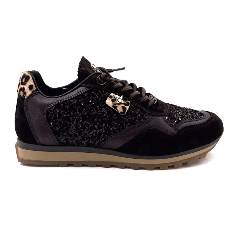 Baskets Cetti c848 Sra Cuir & Glitter Chocolat 149,00&nbsp;€