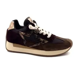 Baskets Cetti c1375 sra Cuir & Textile marron %price%
