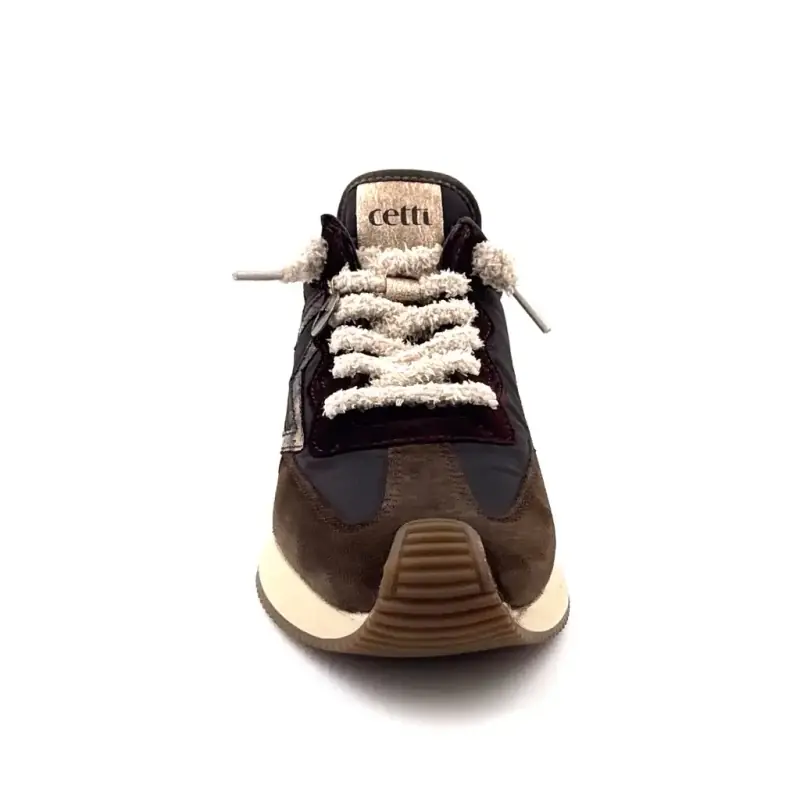 Baskets Cetti c1375 sra Cuir & Textile marron Ivoire Chaussures