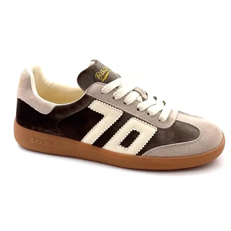 Basket Back 70 Cloud Daim & Velours Taupe Ivoire Chaussures