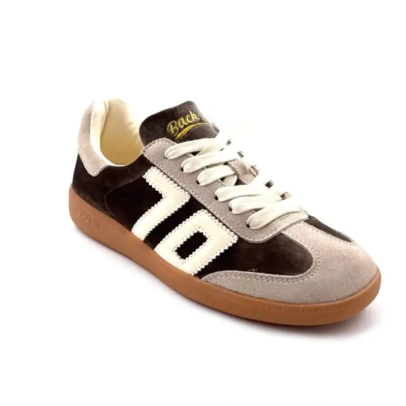 Basket Back 70 Cloud Daim & Velours Taupe Ivoire Chaussures