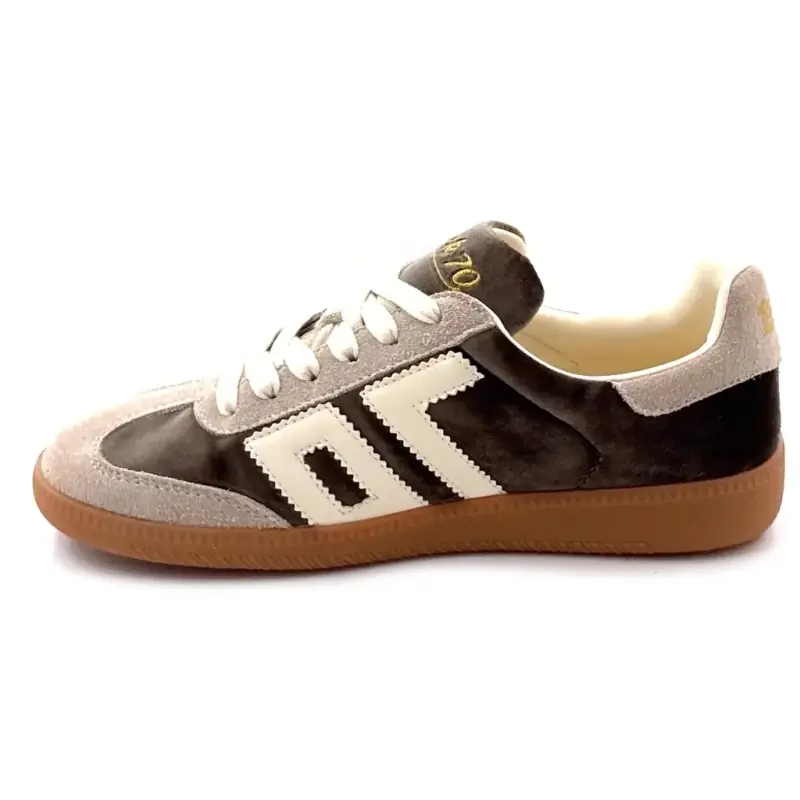 Basket Back 70 Cloud Daim & Velours Taupe Ivoire Chaussures