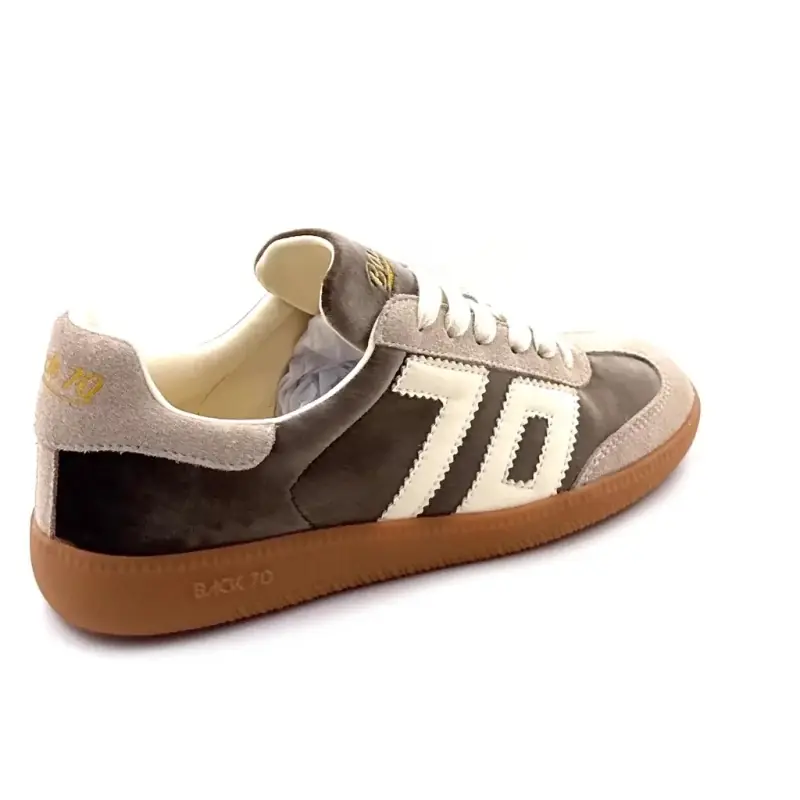 Back 70 Cloud Suede & Taupe Sammets Sneaker Ivoire Chaussures