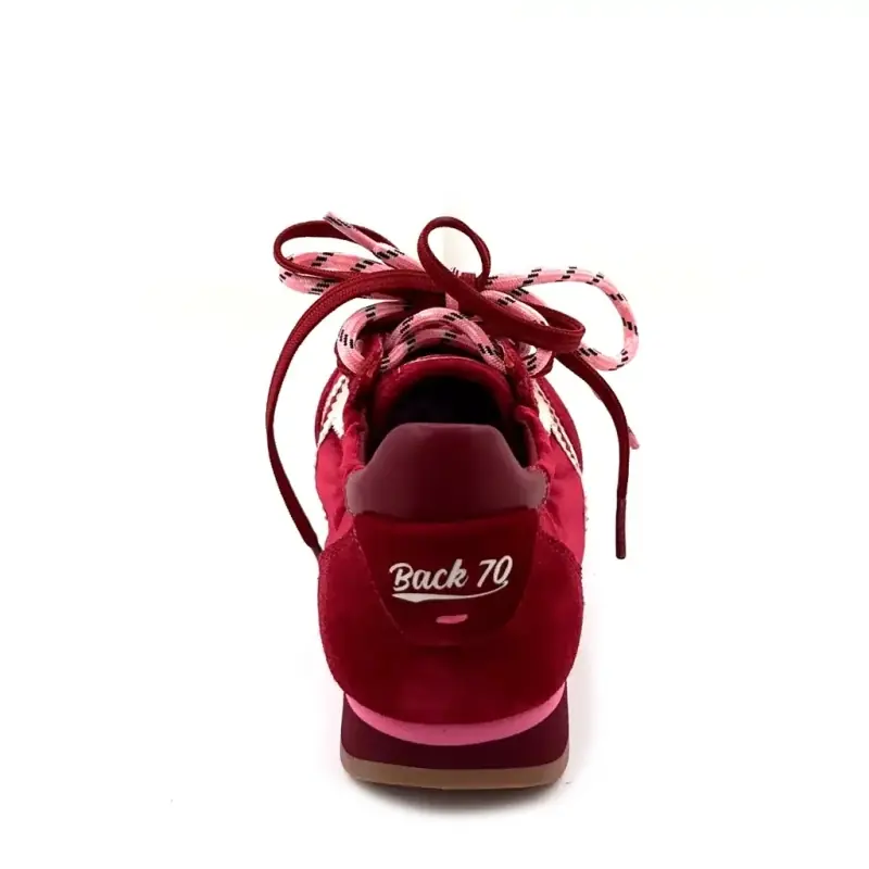 Back 70 Rocket velúr és bordó bársonycipők Ivoire Chaussures