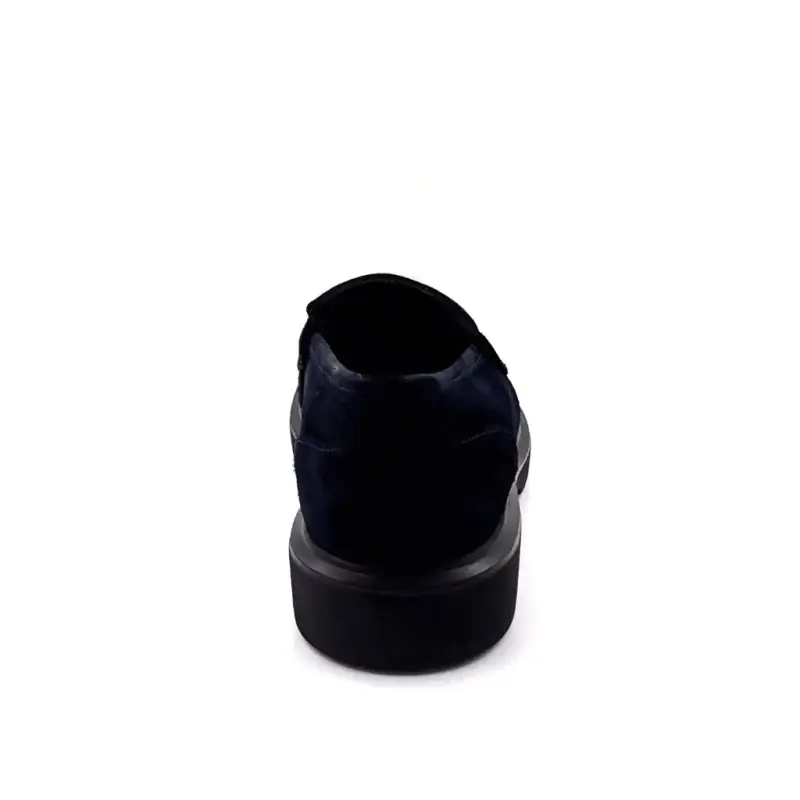 Mocassin Reqins Jack Daim Marine Ivoire Chaussures