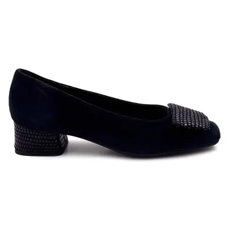 Ballerina Reqins Kefir Navy Wildleder & Python 119,00&nbsp;€
