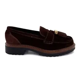 Ivoire pompomos mokaszinok 5723 Barna velúr %price%