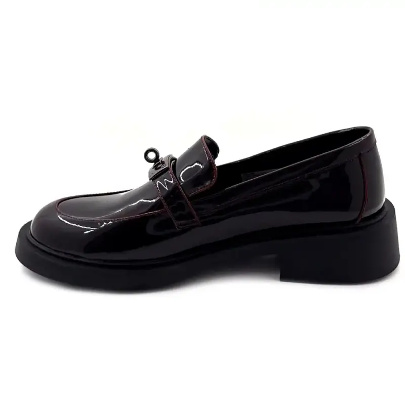 Noa Harmon Juls 10445-72 burgundy loafers Ivoire Chaussures