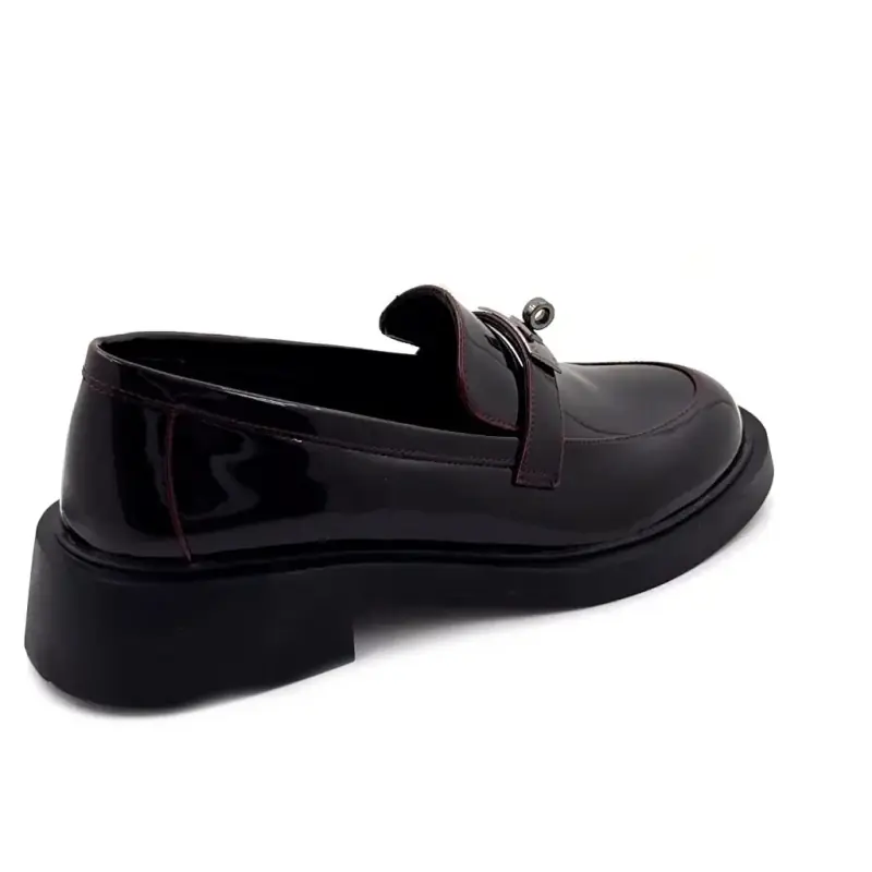 Noa Harmon Juls 10445-72 vinröda loafers Ivoire Chaussures