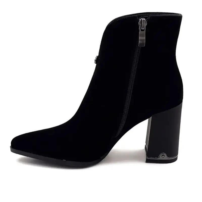 Ivoire bokacsizma Sarlaw2617 Fekete velúr Ivoire Chaussures