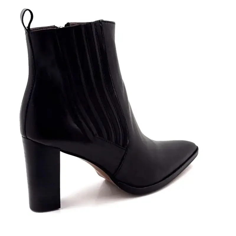 Muratti ankelstøvler s 1722 b Sort læder Ivoire Chaussures