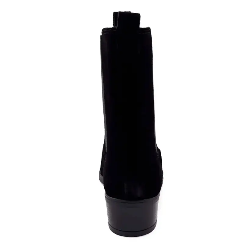 Ivoire Boots 5907 Black Suede Ivoire Chaussures