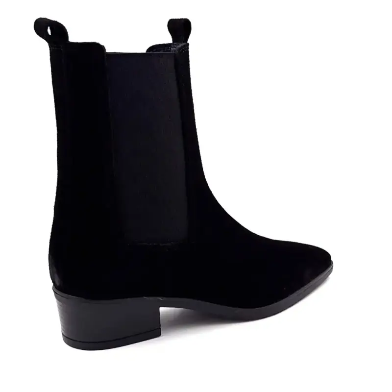 Ivoire Boots 5907 Black Suede Ivoire Chaussures