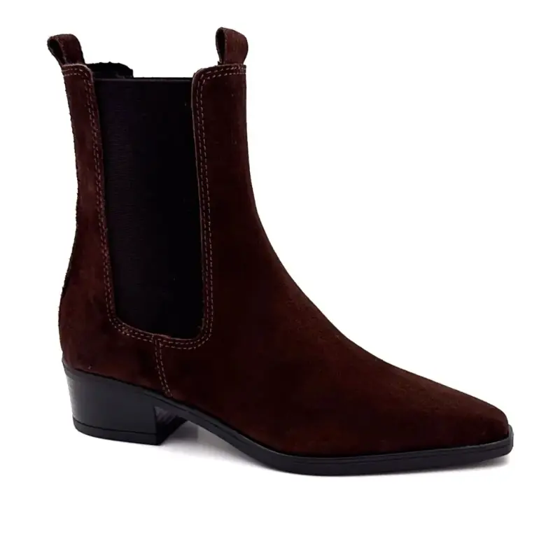 Ivoire Boots 5907 Brown Suede Ivoire Chaussures