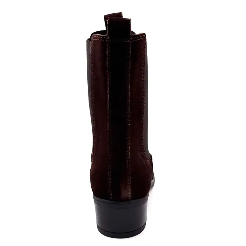 Ivoire Boots 5907 Brown Suede Ivoire Chaussures