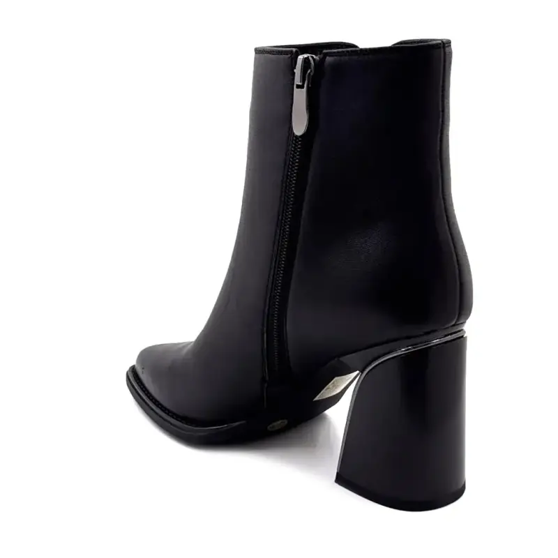 Ivoire ankelstøvler Sarlaw2620 Sort læder Ivoire Chaussures