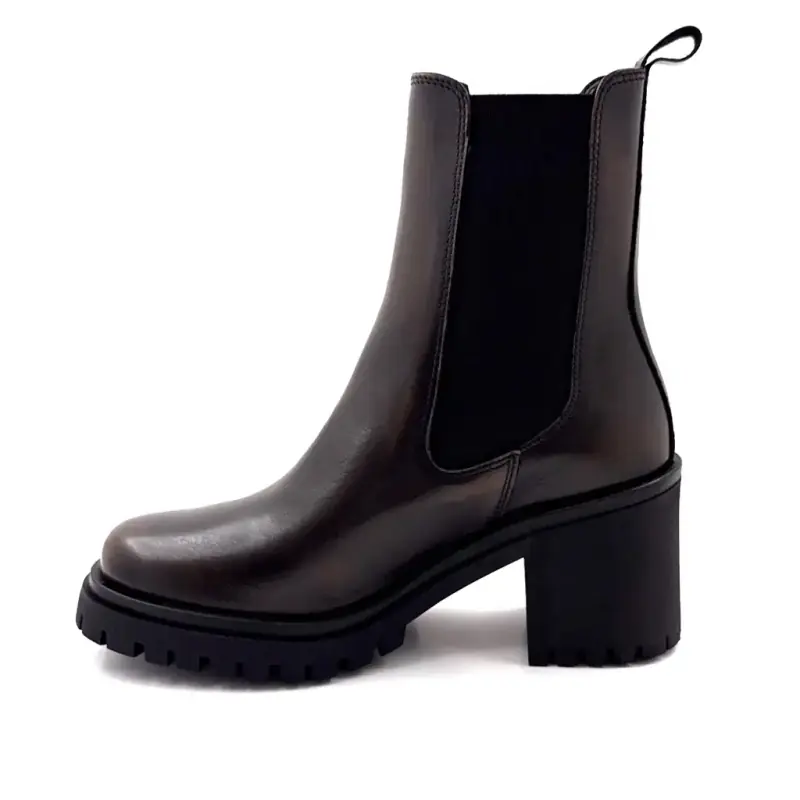Ivoire boot 25822 Brown leather Ivoire Chaussures