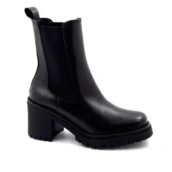 Bottines Ivoire 25822 Cuir Noir - %shop-name%