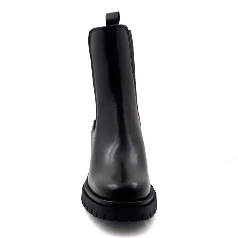 Botas de Ivoire 25822 em couro preto Ivoire Chaussures