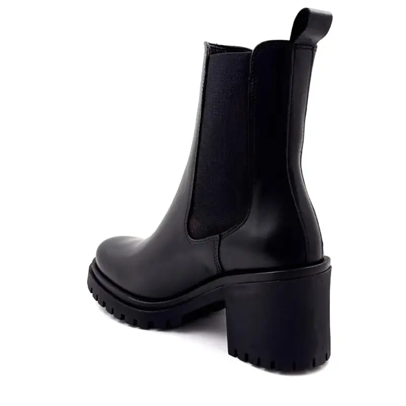 Μποτάκια Ivoire 25822 Μαύρο Δέρμα Ivoire Chaussures