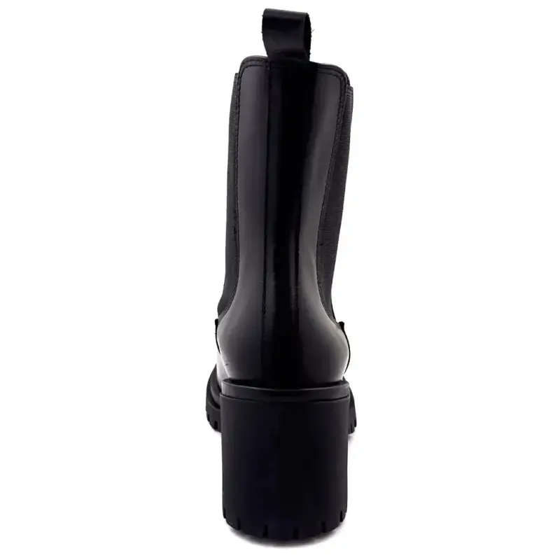 Bottines Ivoire 25822 Cuir Noir Ivoire Chaussures