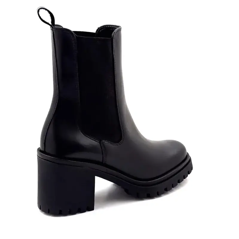 Μποτάκια Ivoire 25822 Μαύρο Δέρμα Ivoire Chaussures