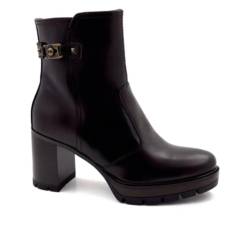 Nero Giardini 18043 em couro marrom Ivoire Chaussures