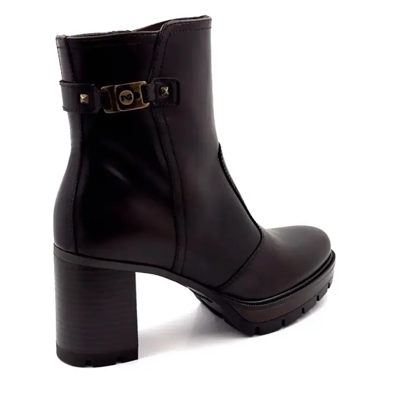 Nero Giardini 18043 em couro marrom Ivoire Chaussures