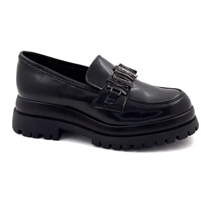 Μοκασίνια σε ιβουάρ Ivoire 2p6247 Μαύρα - %shop-name% - %price%