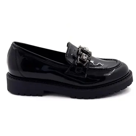 Ivoire Loafer 746299 Schwarzes Lackleder %price%