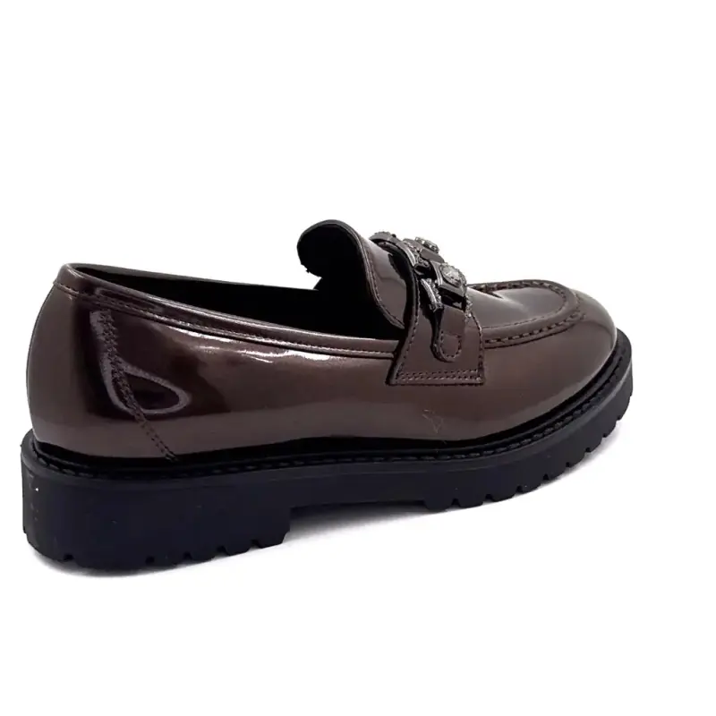 Ivoire loafers 746299 Parelmoerbrons lakleer - %shop-name%