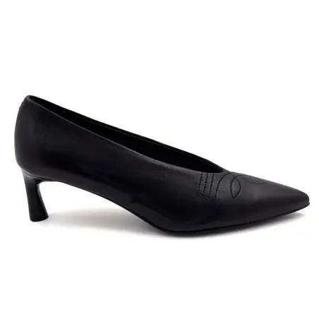 Halmanera Jade 05 zwarte leren pumps %price%