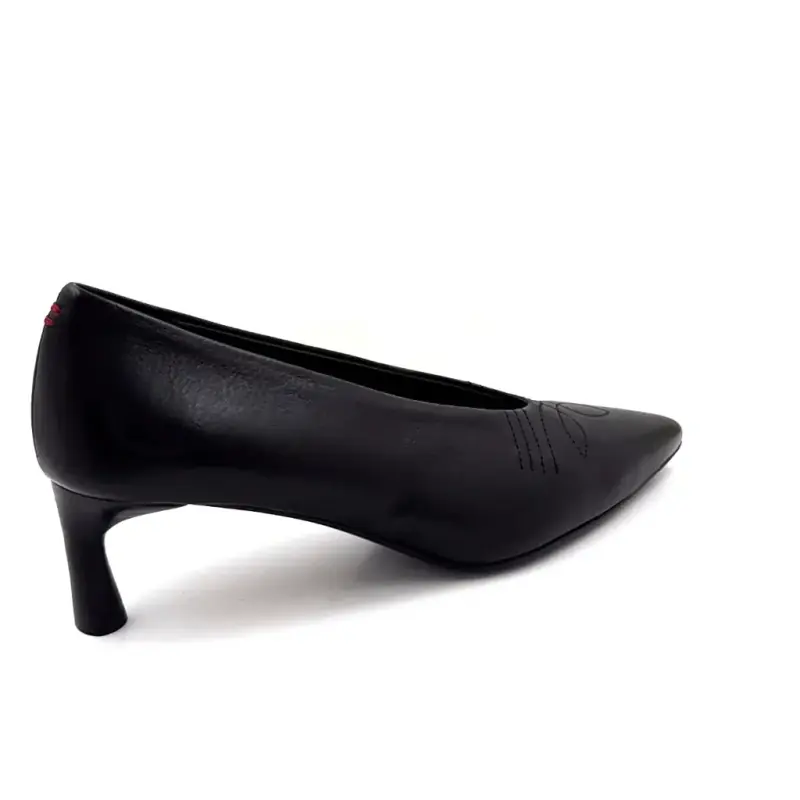 Halmanera Jade 05 zwarte leren pumps - %shop-name% %price%