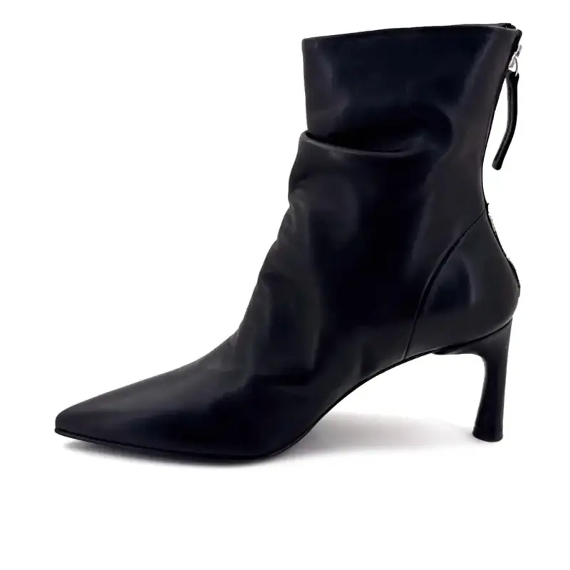 Halmanera Jera 26 Botki, Czarna Skóra - %shop-name% %price%