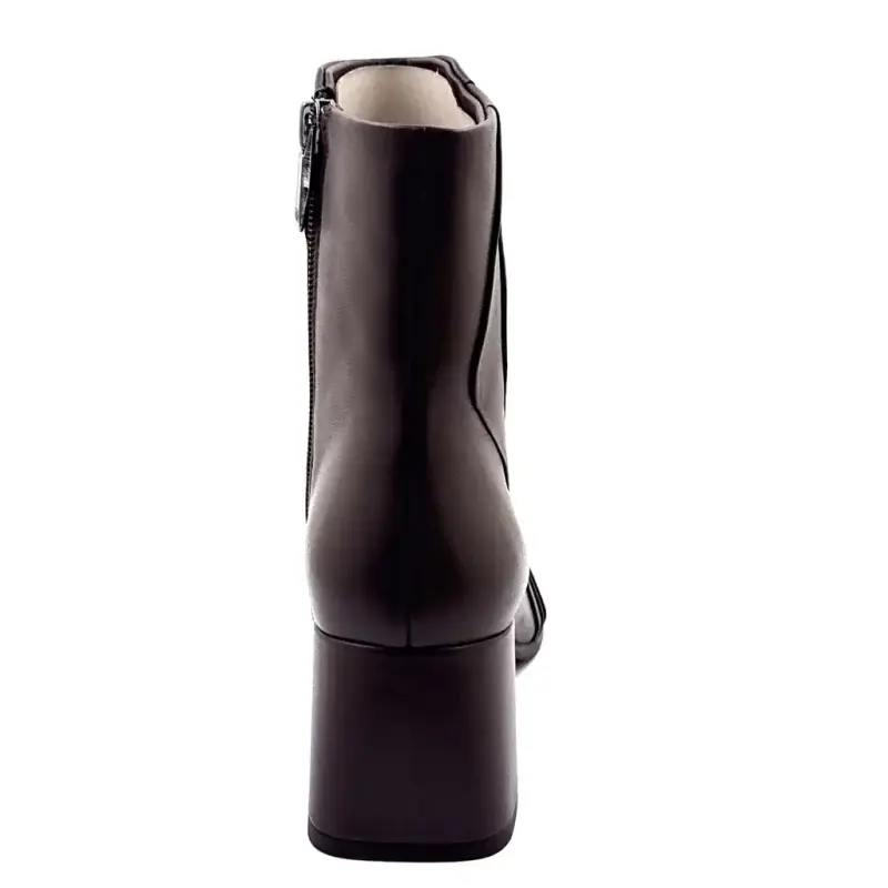 Botines Millie15 Regarde Le Ciel , cuero marrón chocolate