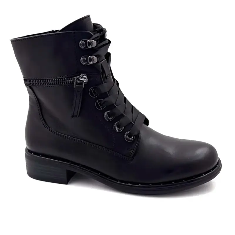 Regarde Le Ciel Roxana04 Ankelstövlar i svart läder - %price%