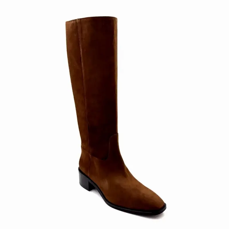 Botas Ivoire S2884 F514 de ante marrón - %shop-name% - %price%