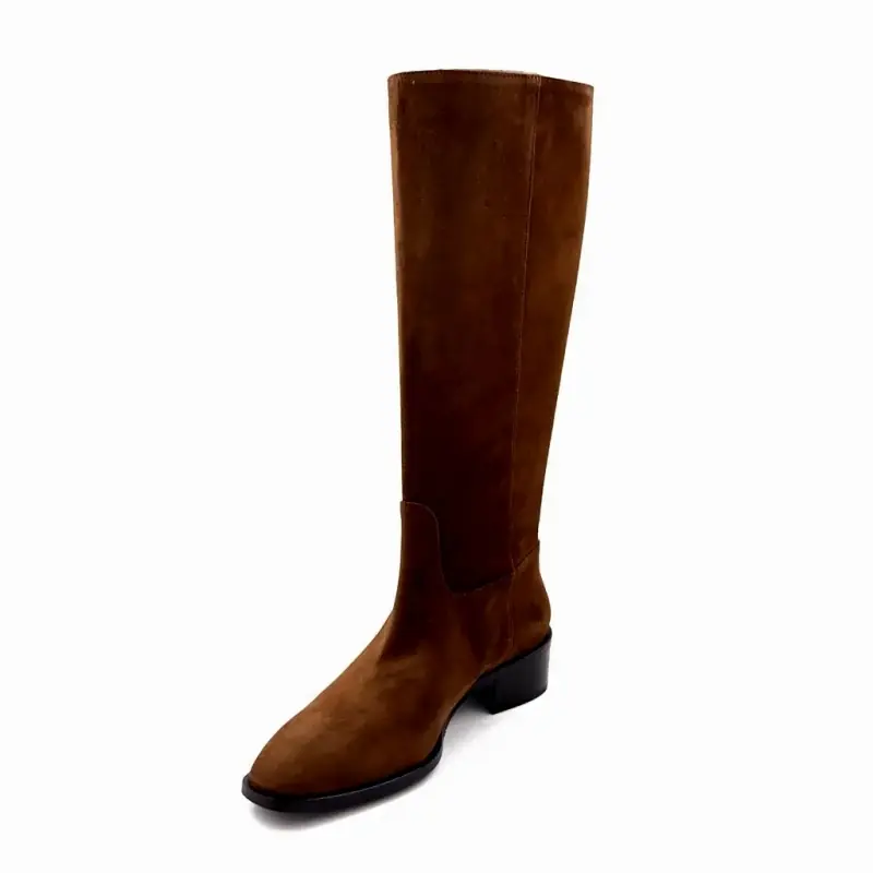 Botas Ivoire S2884 F514 de ante marrón - %shop-name% - %price%